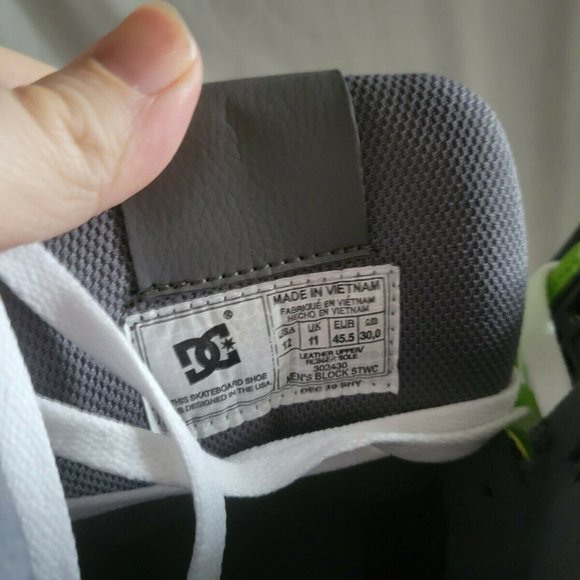 Rare DC Shoes Ken Block Spartan Hi WC – Lime Green Sz 12 skate - Picture 5 of 6